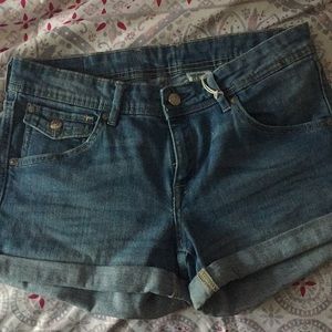 Denim shorts